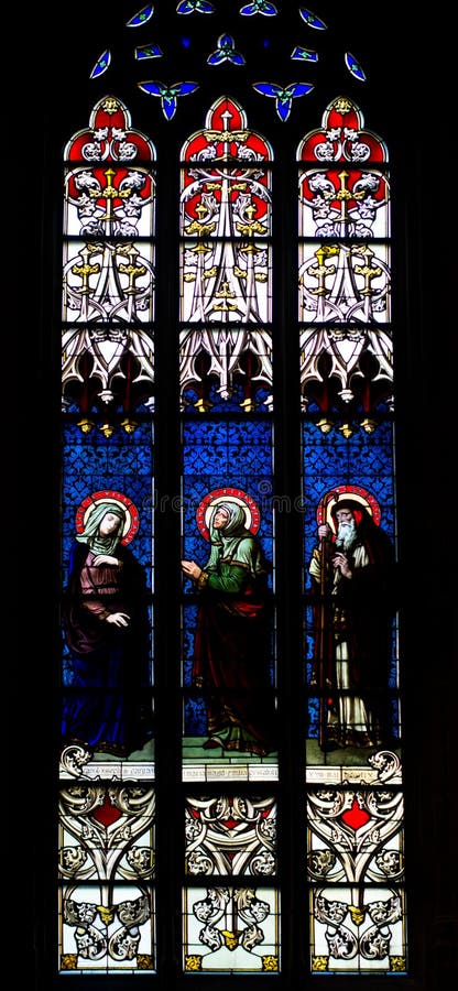 Stained glass window