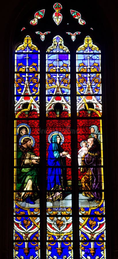 Stained glass window