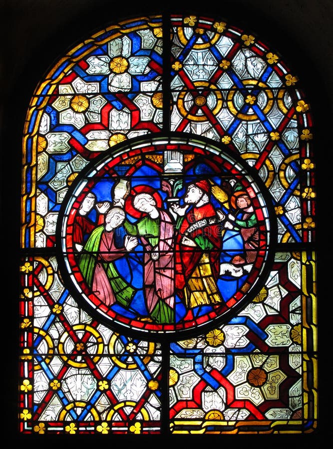 Stained Glass Window At Canterbury Cathedral Stock Photos Image 15523713