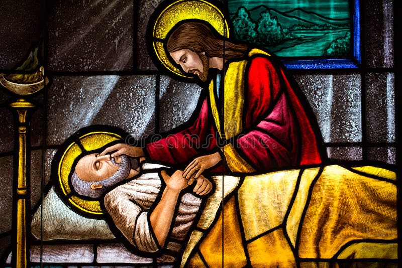 Stained glass window stock photo Stained glass window stock photo