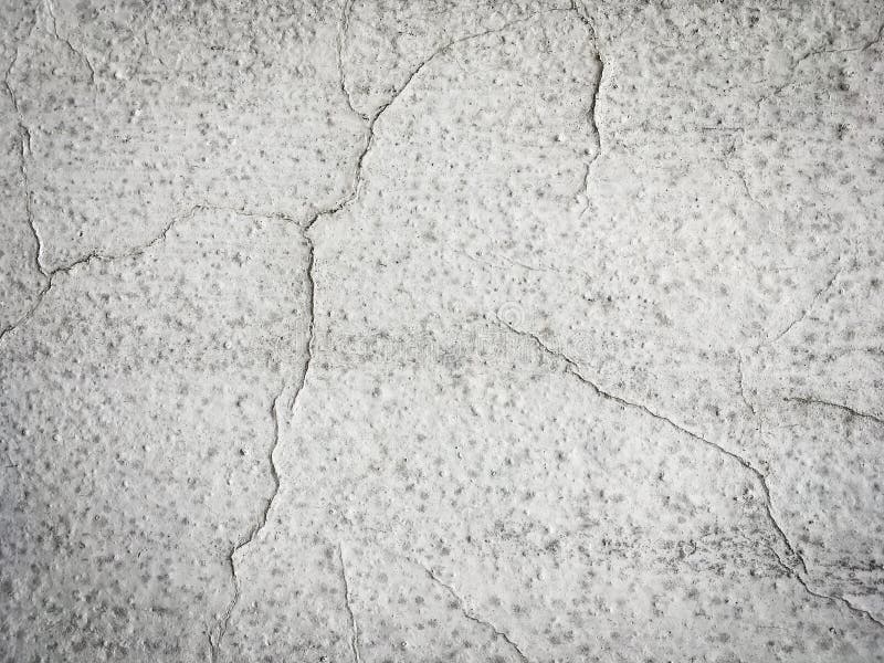 Stained White Paint on Concrete Wall. Stock Photo Image of break
