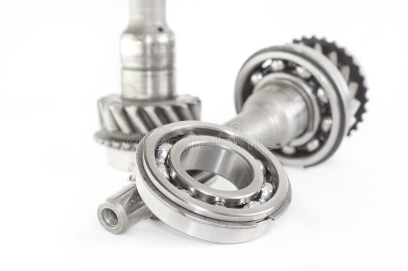Stainless bearing, shaft stock photo. Image of motor 28434030