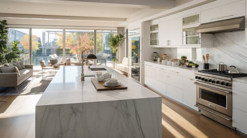 Stainless kitchen and bath royalty free illustration