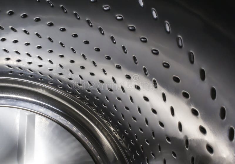 Stainless Metal of Washing Machine Stock Photo Image of aluminum