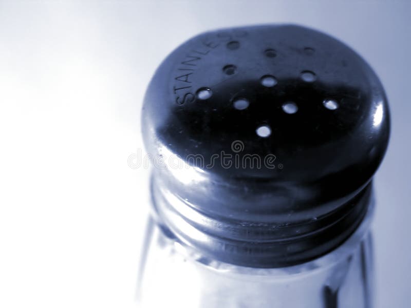 Stainless Salt Shaker royalty free stock photos