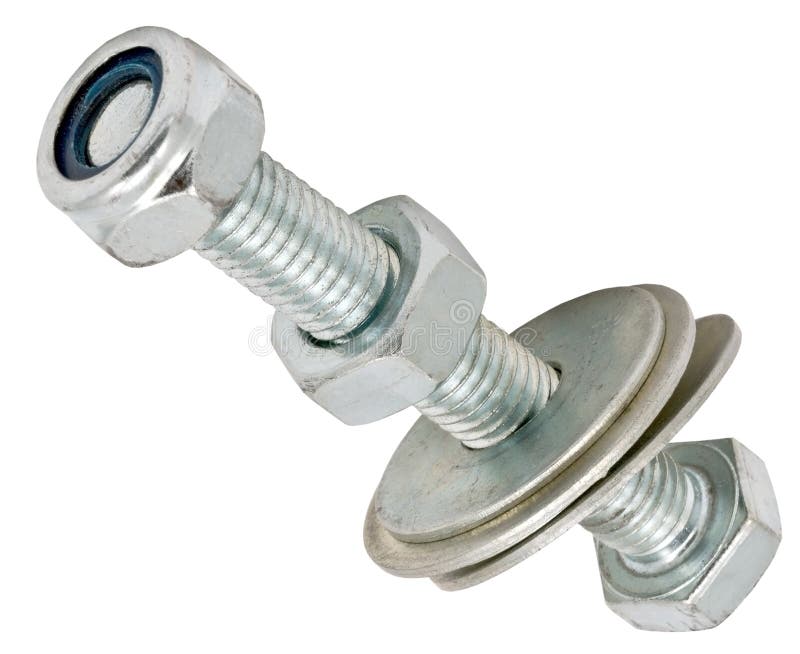 Stainless Steel Bolt and Nut Stock Image Image of construction, bolt