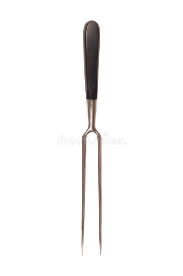Stainless Steel Carving Fork stock photography