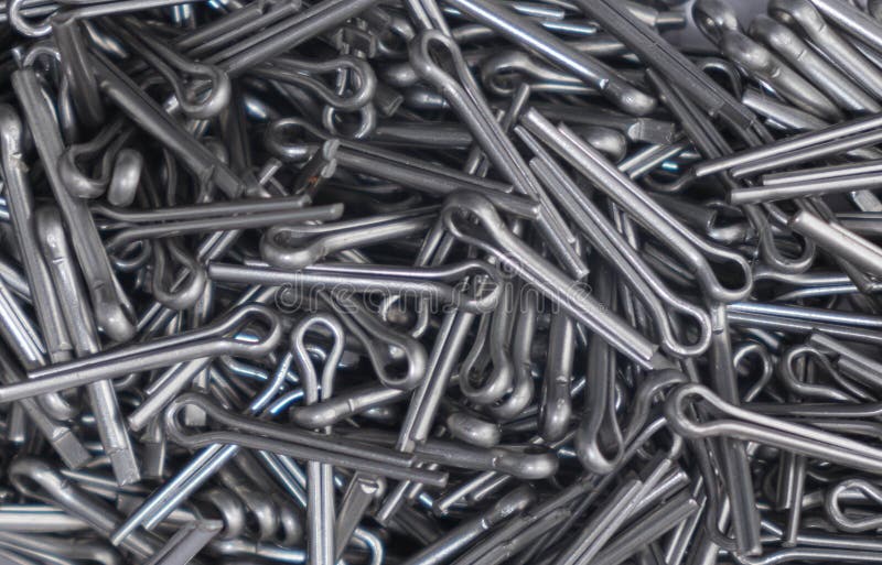 Stainless Steel Cotter Pin DIN 94 Stock Photo Image of object, hardware 181801848