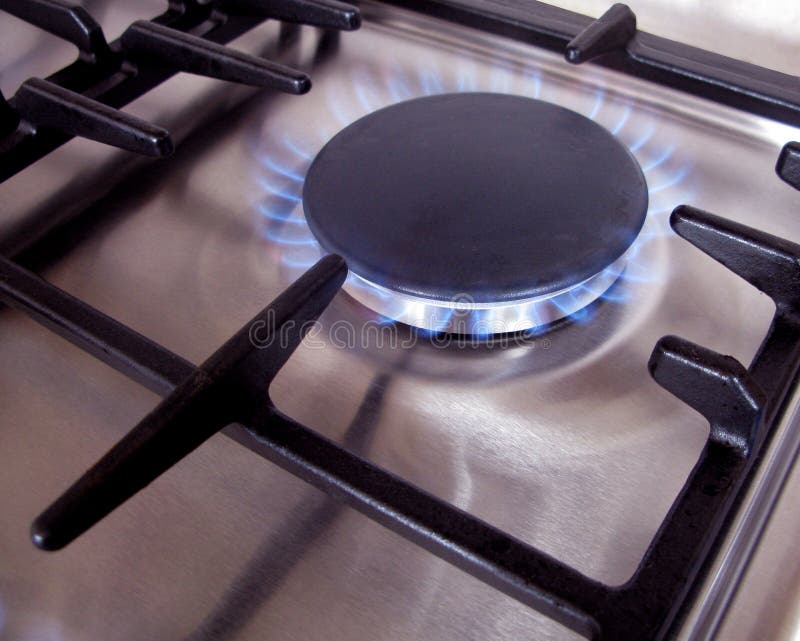 Stainless steel gas stock image. Image of energy, close 6409753