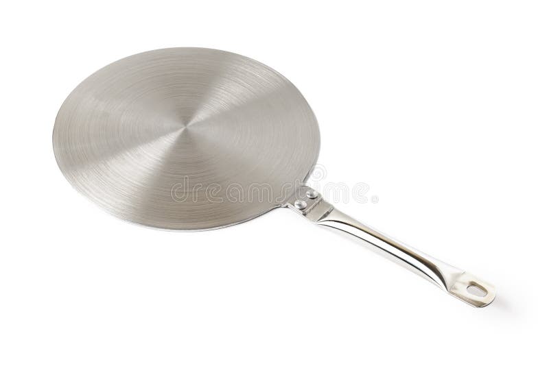 Cookware on a Stainless Steel Heat Diffuser Plate Over a Cooktop. Kitchen  Appliance for Induction Hob Allows To Use Small Diameter Stock Image -  Image of kitchenware, conductivity: 194094277