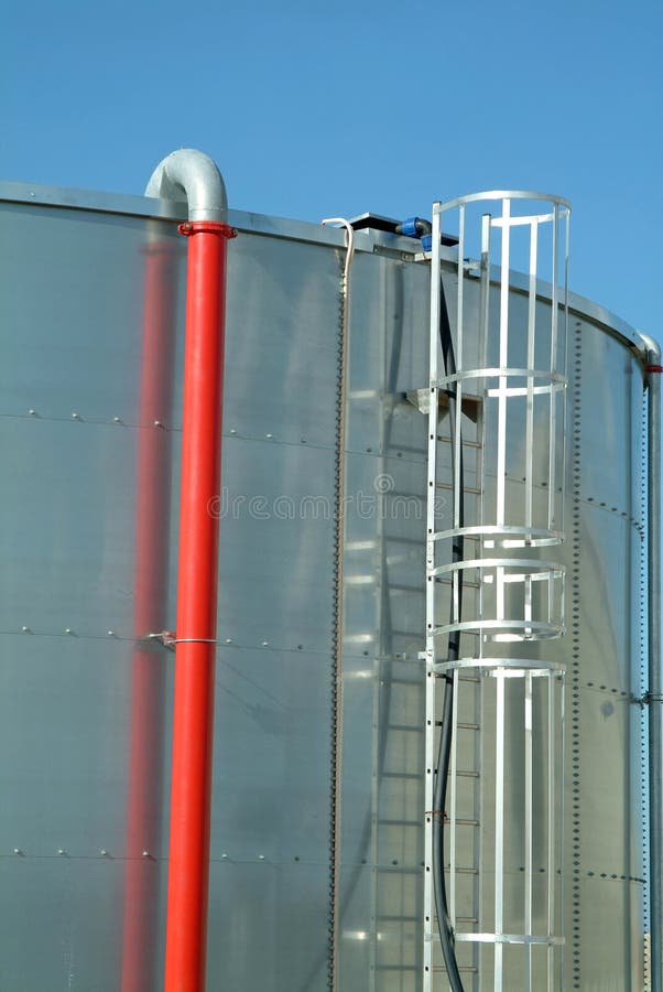 Stainless steel industrial oil reservoir