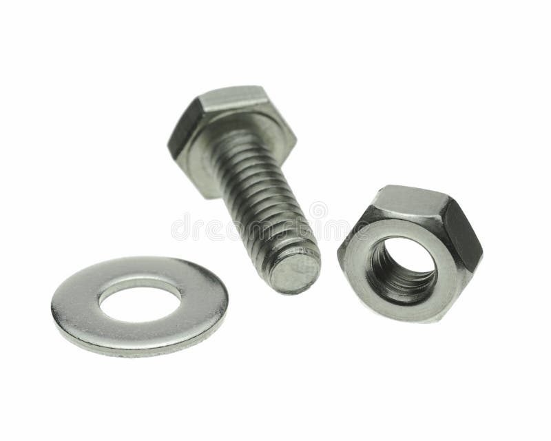 Stainless Steel Nut, Bolt, and Washer