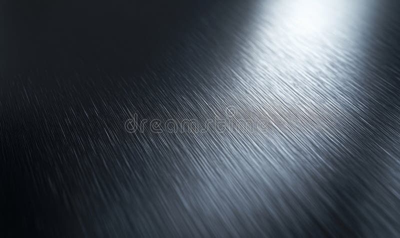 A stainless steel object with a shiny surface. Generative AI. vector illustration