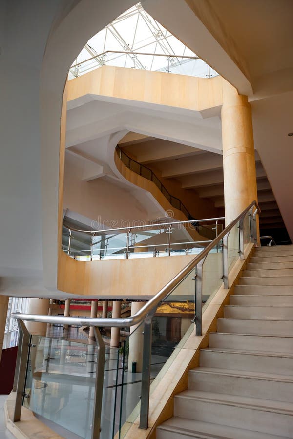 Staircase in hotel