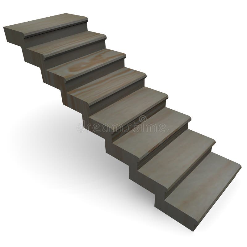 Stairs stock illustration