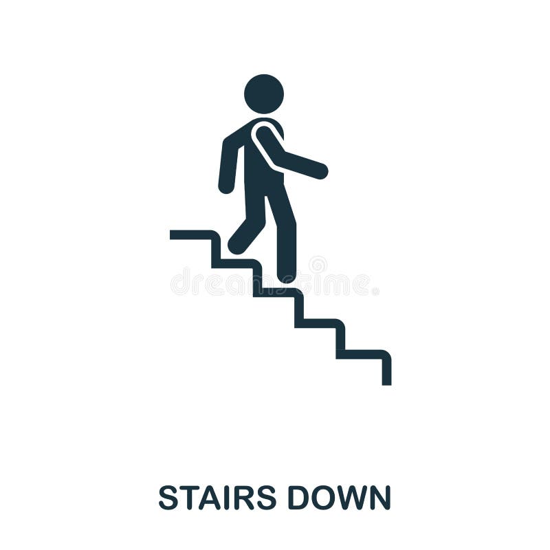 photo Man Walking Up Stairs Clipart walk down stairs icon stock