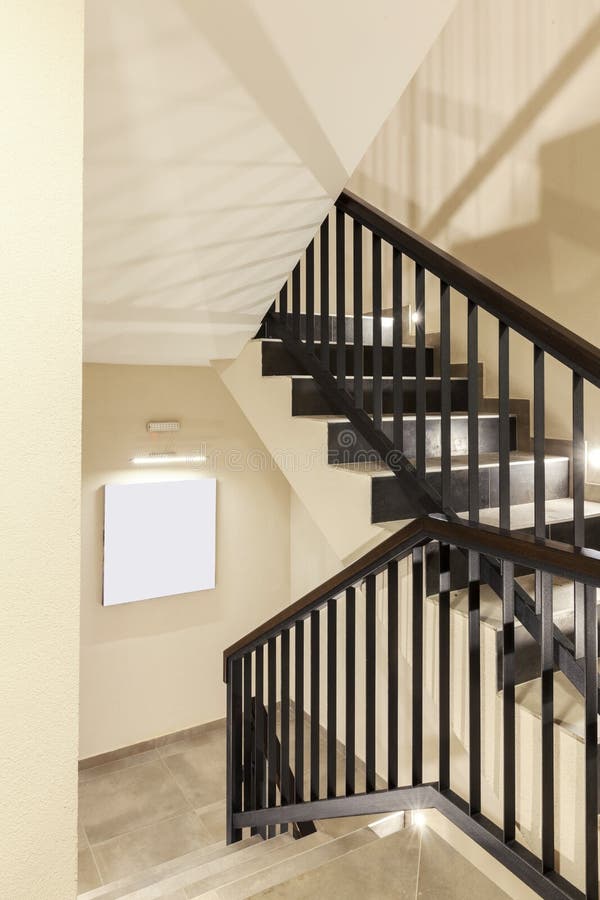 Stairs in the Hallway of the Building Stock Photo Image of elegance