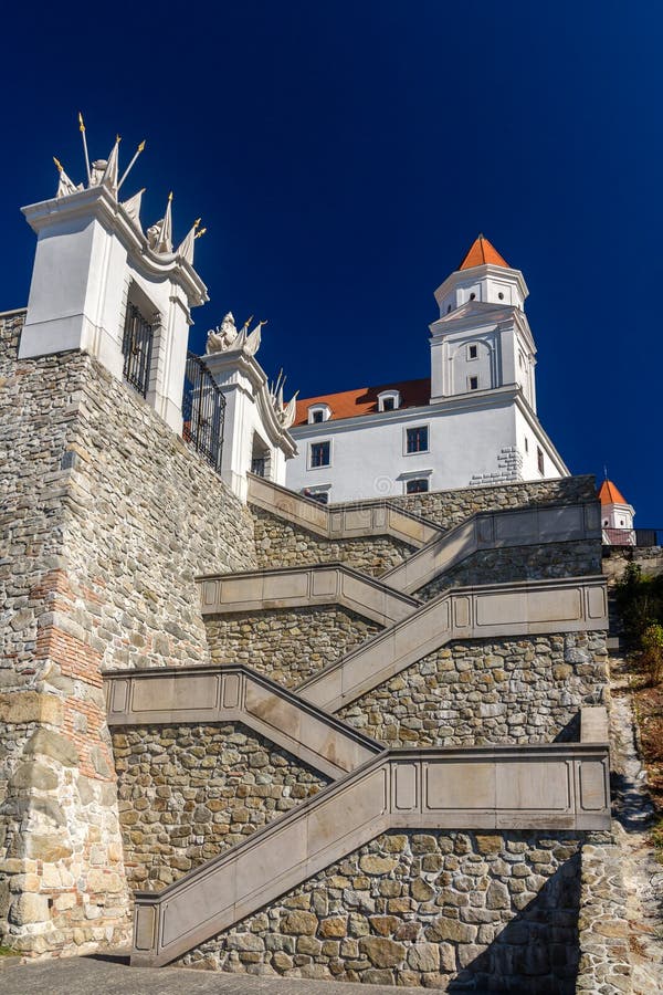 Stairs to the Bratislava Castle, Slovakia