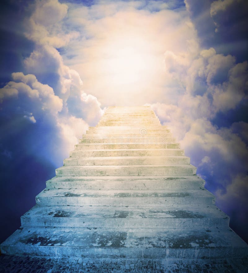 Stairway to Heaven Angel Wings Backdrop Church Christian