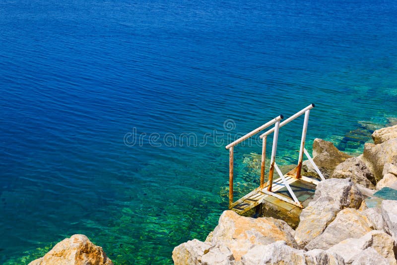 Stairs to sea