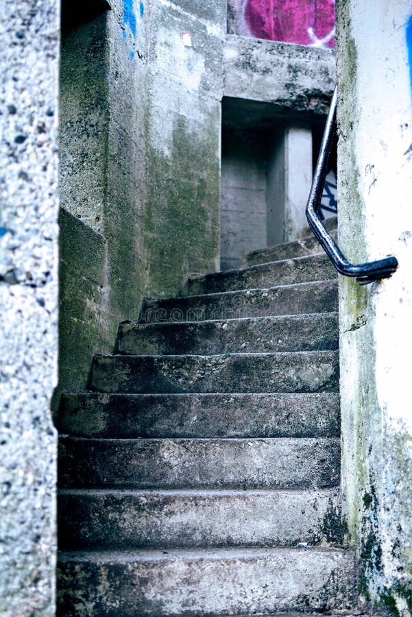 Stairs stock image. Image of white, black, concrete, gray 95327827