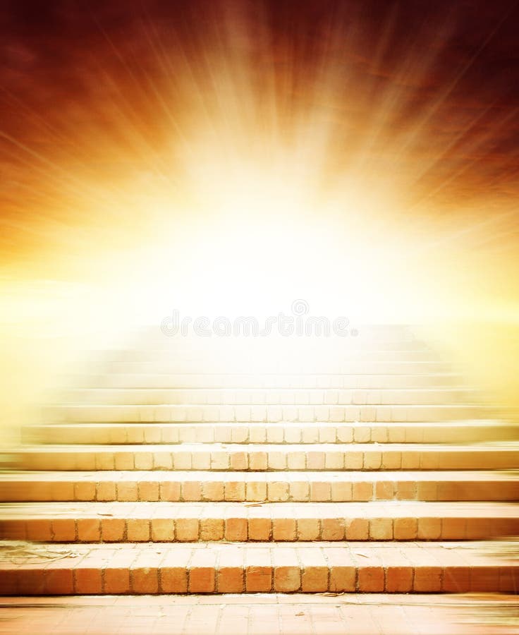 Stairway to heaven/success stock image. Image of road - 25793241