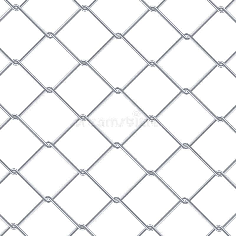 Staket Background för Chain sammanlänkning Industriell stiltapet Realistisk geometrisk textur Vägg för ståltråd som isoleras på v vektor illustrationer Staket Background för Chain sammanlänkning Industriell stiltapet Realistisk geometrisk textur Vägg för ståltråd som isoleras på v vektor illustrationer