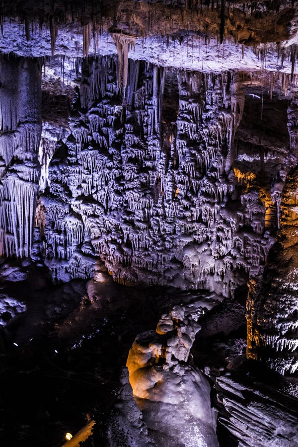 Stalactites stalagmites cave royalty free stock photography