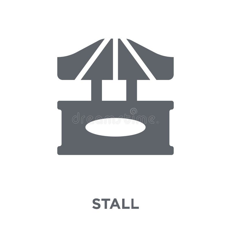 Stall icon. Stall design concept from collection. Simple element vector illustration on white background. Stall icon. Stall design concept from collection. Simple element vector illustration on white background.