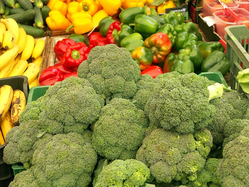 Stall with veggies