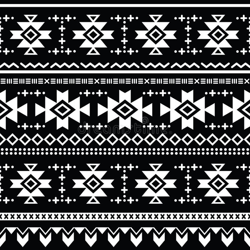 Stam- aztec sömlös modell, tryck vektor illustrationer Stam- aztec sömlös modell, tryck vektor illustrationer