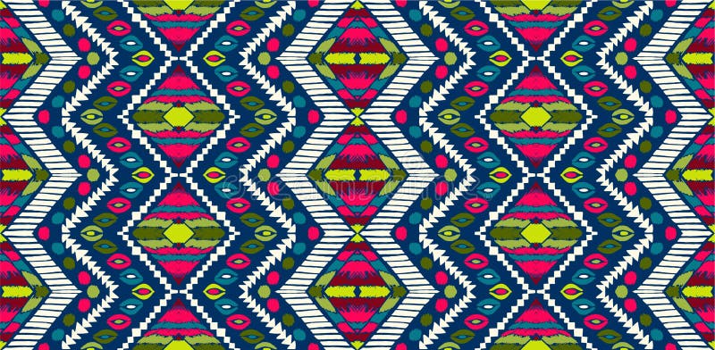 Stam- vektorprydnad seamless afrikansk modell Etnisk matta med sparrar Aztec stil stock illustrationer Stam- vektorprydnad seamless afrikansk modell Etnisk matta med sparrar Aztec stil stock illustrationer