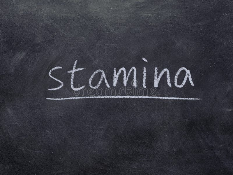 Stamina Word from Wooden Blocks Stock Image Image of conceptual, continuance 148242605