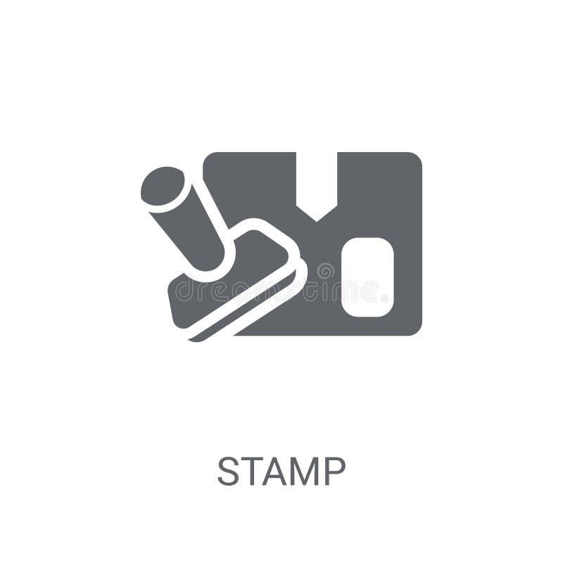 Stamp Icon. Trendy Stamp Logo Concept on White Background from D Stock