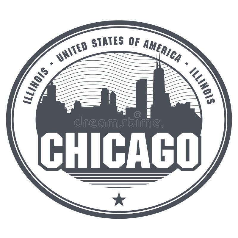 Usa, Illinois, Chicago Architecture Vector City Skyline, Travel ...