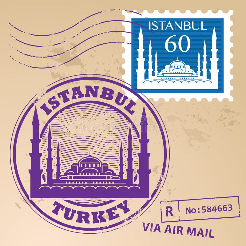Stamp set Istanbul