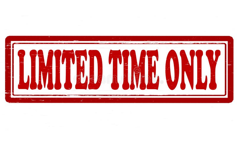 Limited Time Offer Hurry Up Stock Illustration Illustration of offer, supply 92112876