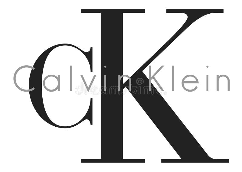 Calvin Klein Logo editorial stock photo. Illustration of illustrator -  230252583