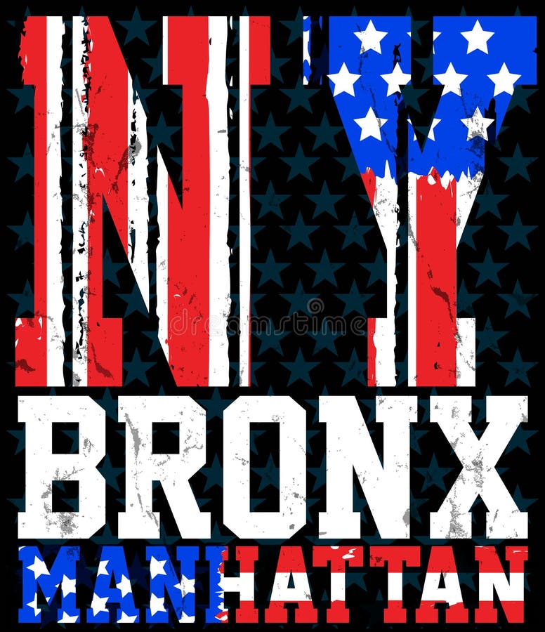 Stampa e squadra di college di vettore della bandiera di New York america Per la maglietta illustrazione vettoriale Stampa e squadra di college di vettore della bandiera di New York america Per la maglietta illustrazione vettoriale