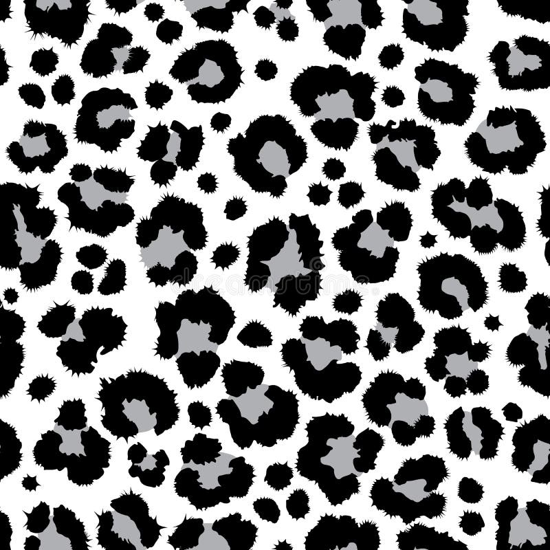 Stampi la struttura che ripete il leopardo bianco del modello del giaguaro senza cuciture del leopardo delle nevi