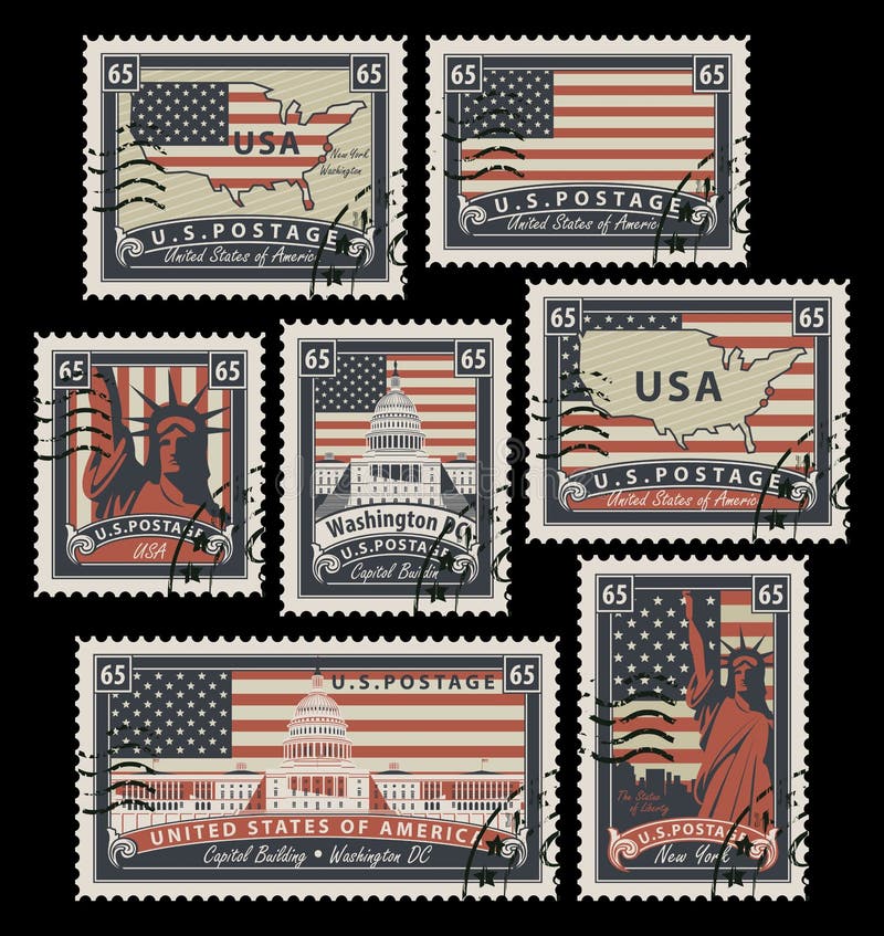 11,200+ Us Postage Stamp Stock Illustrations, Royalty-Free Vector