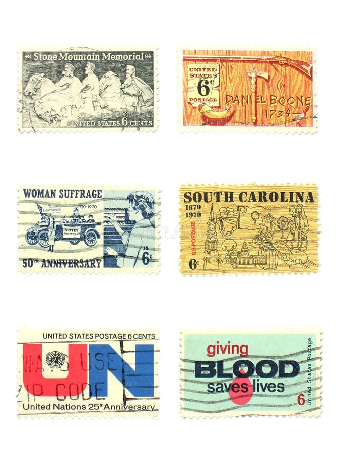 TEN 13c Wyoming State Flag Stamp Vintage Unused US Postage Stamps