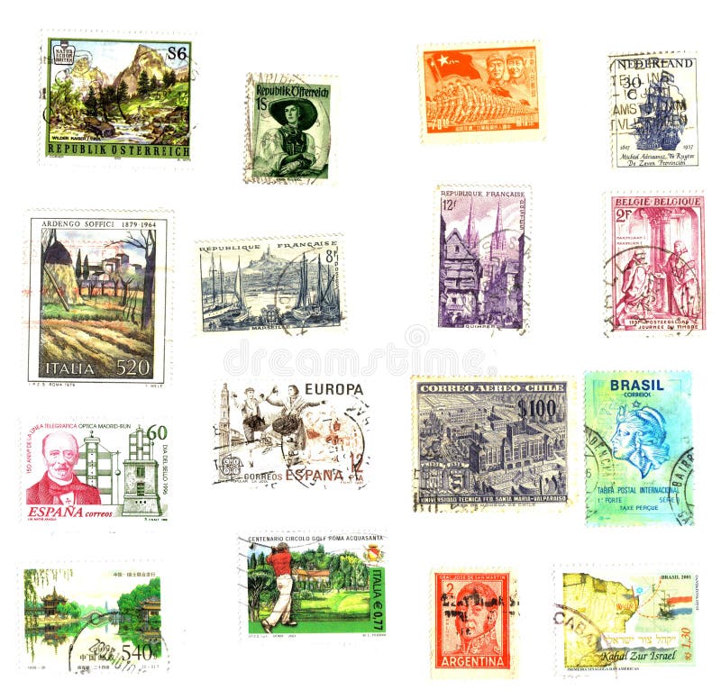 Stamps from the world