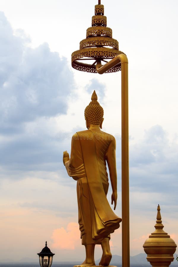 Stand buddha statue stock image. Image of calm, statue 31206329