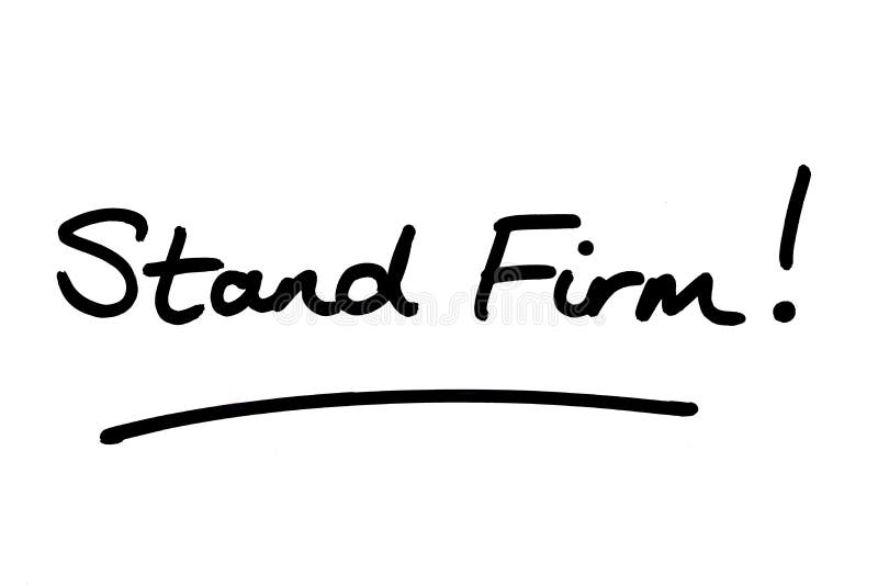 Stand Firm in your Faith stock vector. Illustration of faithful 86185524