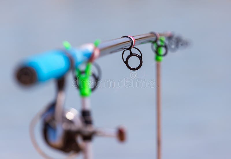 Stand for Fishing Rods on the Beach Stock Photo Image of outdoor