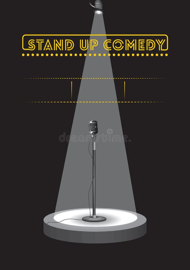 Stand Up Comedy Poster Design Stock Vector - Illustration of design,  adverts: 182680692