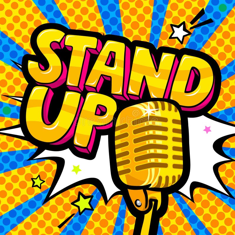 Stand Up Comedy Stock Illustrations – 1,403 Stand Up Comedy Stock  Illustrations, Vectors & Clipart - Dreamstime