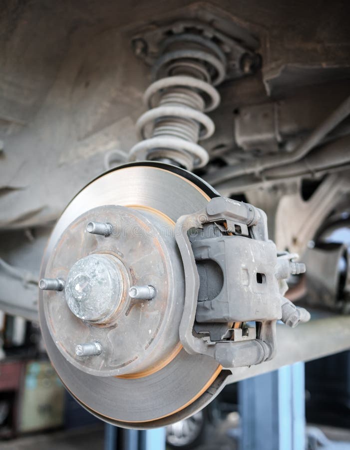 Standard car disc brake stock photo. Image of suspension 30604310