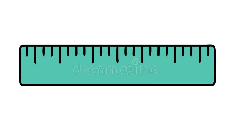 Standard Lineal Mess Tool Icon Länge Schulungsvektordesign Generative AI vektor abbildung